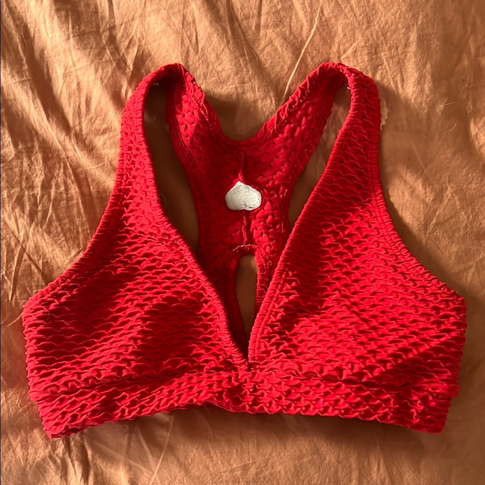 Booty by Brabants Croco Red Sports Bra